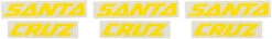 Santa Cruz Aufkleber Unterrohr -Bike-Components 293820