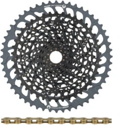 SRAM GX Eagle XG-1275 Kassette + Eagle Kette 12-fach Verschleißset -Bike-Components 338266