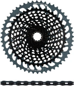 SRAM X01 Eagle XG-1295 Kassette + Eagle Kette 12-fach Verschleißset -Bike-Components 347896