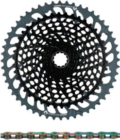 SRAM X01 Eagle XG-1295 Kassette + Eagle Kette 12-fach Verschleißset -Bike-Components 347900