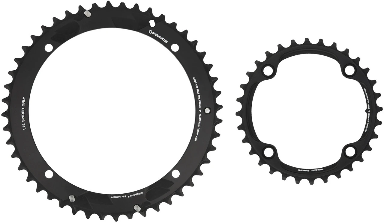 Praxis Works X-Rings Road Kettenblatt-Set, 4-Arm, 160/104 Mm Lochkreis 3 Praxis Works X-Rings Road Kettenblatt-Set, 4-Arm, 160/104 Mm Lochkreis – Bild 2
