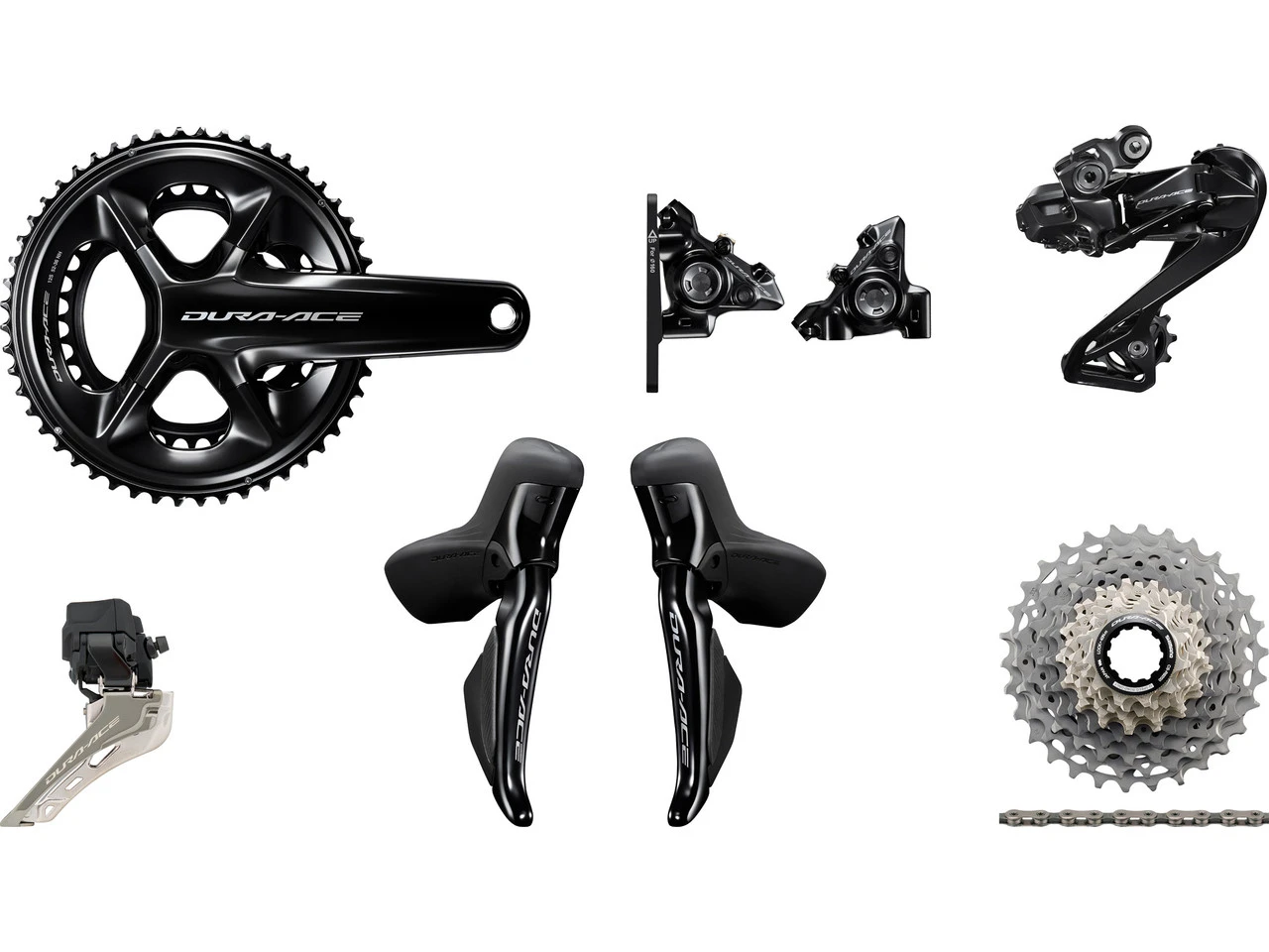 Shimano Dura-Ace Di2 R9250 Gruppe 2x12 36-52 Mit Scheibenbremse